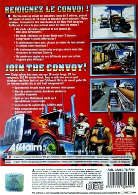 18 Wheeler - American Pro Trucker (Japan) box cover back